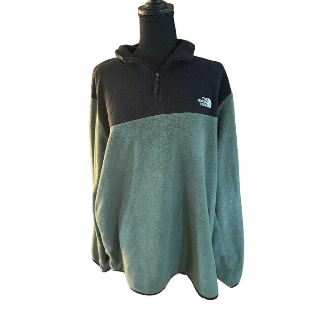 The North Face Men's 1/4 Zipper Fleece Jacket Coat Top XLarge pullove Fleece